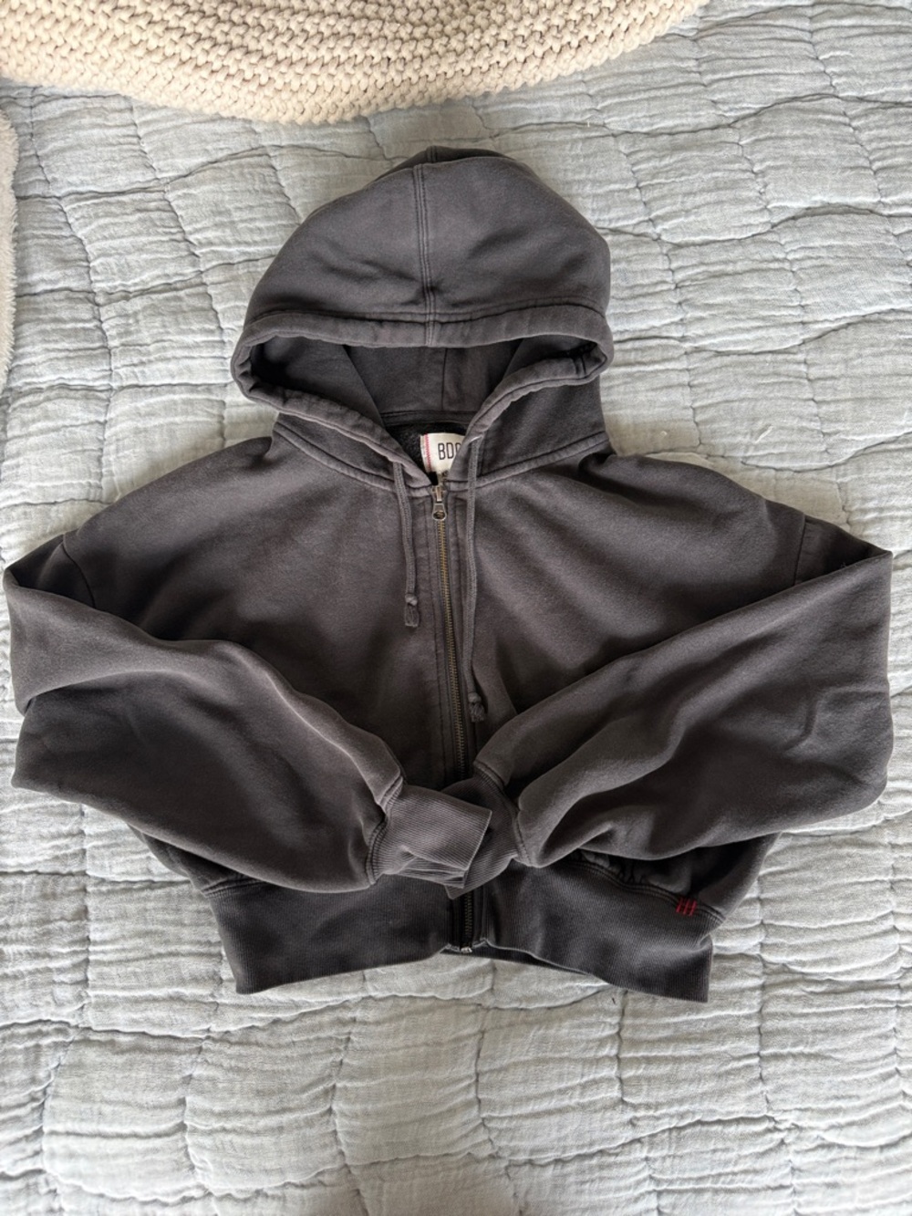 BDG cropped zip up sweater